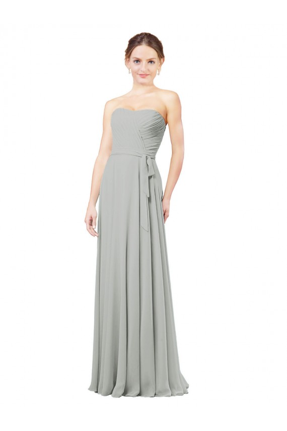 Affordable Delicately Draped Chiffon Bridesmaid Dress UK