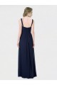 Affordable Long Chiffon Bridesmaid Dress with Sweetheart Neckline and Shoulder Straps UK