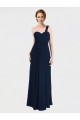 Affordable Full Length Long Chiffon Bridesmaid Gown with Sweetheart Neckline UK