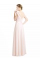 Affordable Sweetheart A-Line Chiffon Bridesmaid Dress with Ruched Lace Bodice UK