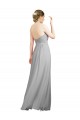 Affordable Sweetheart Strapless Draped Long Chiffon Bridesmaid Dress UK