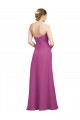 Affordable Sweetheart Neckline Pleated Chiffon Bridesmaid Dress with Low Back UK
