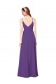 Affordable High Halter Chiffon Bridesmaid Dress with Keyhole UK