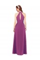 Affordable Sassy Chiffon Bridesmaid Dress with Halter Neckline UK