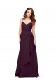 Affordable Wrapped Sweetheart Neckline Long Chiffon Bridesmaid Dress  UK