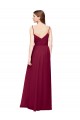 Affordable Wrapped Sweetheart Neckline Long Chiffon Bridesmaid Dress  UK