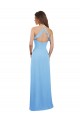 Affordable Slim Chiffon Bridesmaid Dress with Ruffled Sweetheart Neckline UK