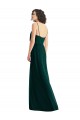 Affordable V-Neck Blouson Bodice Chiffon Maxi Bridesmaid Dress UK
