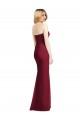Affordable Sweetheart Neckline Lux Chiffon Bridesmaid Dress with Side Slit UK