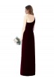 Affordable One Shoulder Chiffon Trumpet Bridesmaid Dress UK