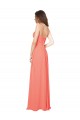 Affordable Empire Waist Spaghetti Straps Sweetheart Chiffon Bridesmaid Dress UK