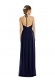 Affordable Tie Neck Lace Halter Pleated Skirt Maxi Bridesmaid Dress UK
