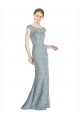 Affordable Off the Shoulder Mermaid Lace Bridesmaid Dress with Cap Sleeves UK