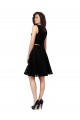 Affordable Two Piece Short Lace Bridesmaid Dress with Jewel Neckline UK