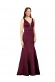 Affordable Formal and Sexy Satin Bridesmaid Dress with Side Cutouts UK