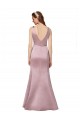 Affordable Formal and Sexy Satin Bridesmaid Dress with Side Cutouts UK