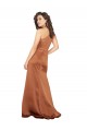 Affordable One Shoulder Silky Satin Bridesmaid Dress UK