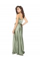 Affordable Silky Satin Bridesmaid Dress with Tied Waist UK