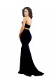 Affordable Two Piece High Neck Crepe Bridesmaid Dress UK