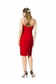 Affordable Sleeveless Sheath Sweetheart Neckline Crepe Bridesmaid Dress UK