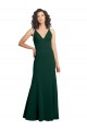 Affordable Form Fitting Stretch Crepe A-Line Bridesmaid Dress UK
