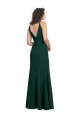 Affordable Form Fitting Stretch Crepe A-Line Bridesmaid Dress UK