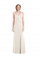Affordable Halter Tuxedo Maxi Bridesmaid Dress with Front Slit UK