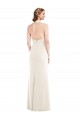 Affordable Halter Tuxedo Maxi Bridesmaid Dress with Front Slit UK