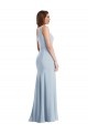 Affordable Bold One Shoulder Trumpet Maxi Bridesmaid Dress UK