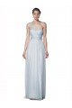 Affordable One Shoulder Illusion Tulle Bridesmaid Dress with Knot Detail UK