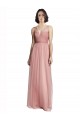 Affordable V-Neck Illusion Tulle Bridesmaids Dress UK