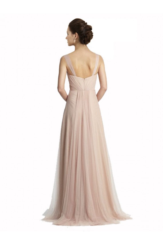 Affordable Sweetheart A-Line Tulle Draped Bridesmaid Dress UK