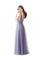 Affordable Sweetheart Tulle Bridesmaid Dress with Fully Embroidered V-Neck Bodice UK