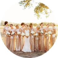 Affordable Gold Bridesmaid Dresses UK