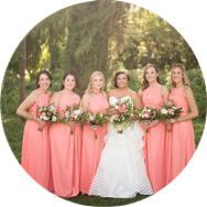 Affordable Orange Bridesmaid Dresses UK
