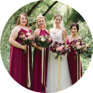 Affordable Red Bridesmaid Dresses UK